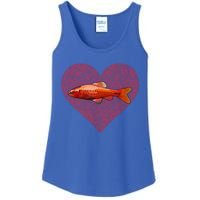 Cherry Barb Valentines Day Fish Love Fingerprint Gift Ladies Essential Tank