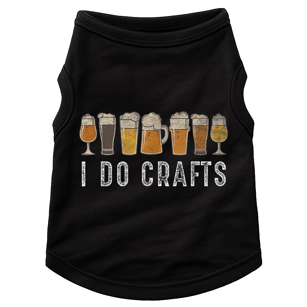 Craft Beer Vintage I Do Crafts Home Brew Art Doggie Tank