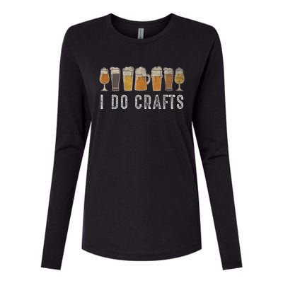 Craft Beer Vintage I Do Crafts Home Brew Art Womens Cotton Relaxed Long Sleeve T-Shirt