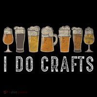 Craft Beer Vintage I Do Crafts Home Brew Art Tall T-Shirt
