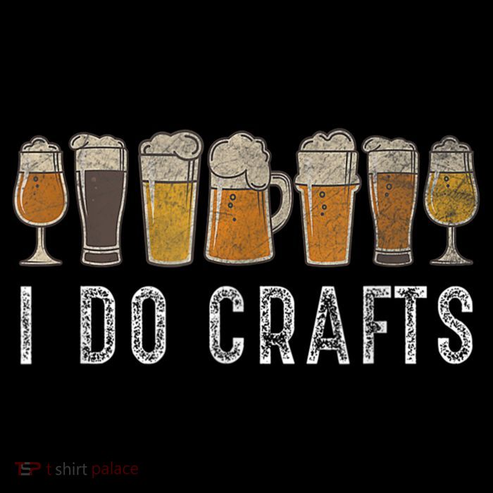 Craft Beer Vintage I Do Crafts Home Brew Art Tall T-Shirt