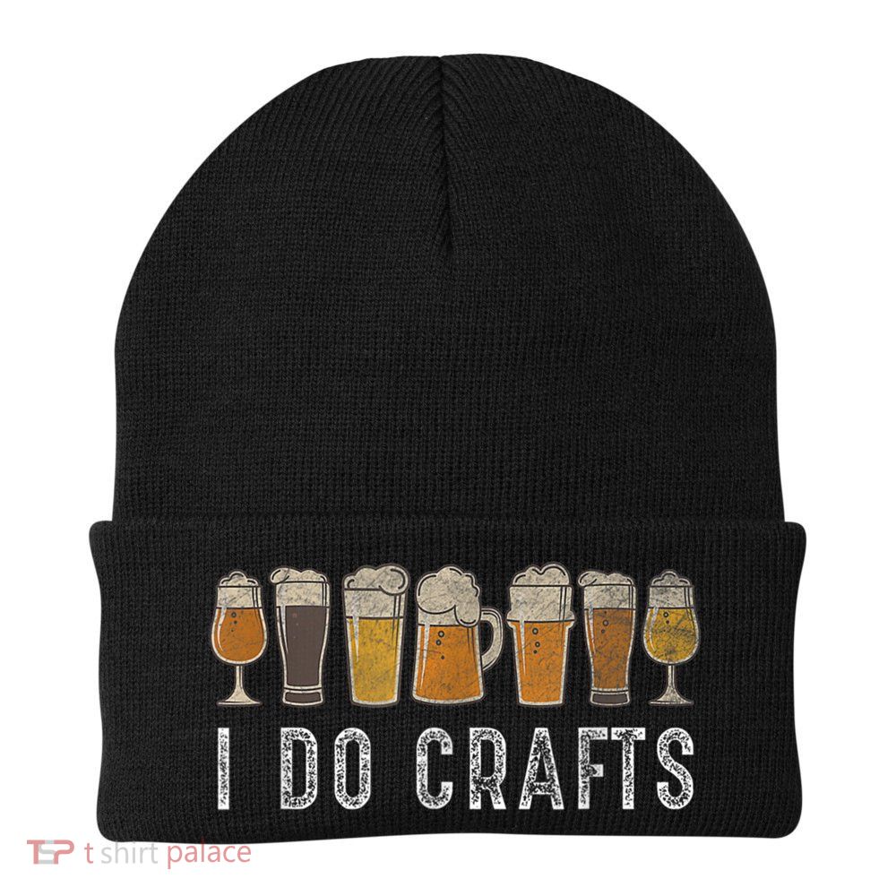 Craft Beer Vintage I Do Crafts Home Brew Art Beanie