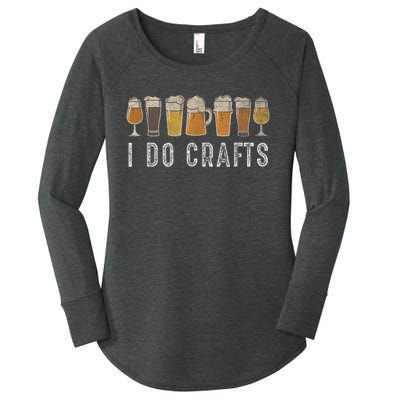 Craft Beer Vintage I Do Crafts Home Brew Art Women's Perfect Tri Tunic Long Sleeve Shirt