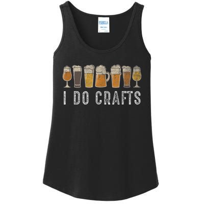 Craft Beer Vintage I Do Crafts Home Brew Art Ladies Essential Tank