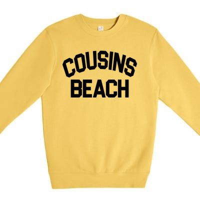 Cousins Beach Vacation Crew Premium Crewneck Sweatshirt