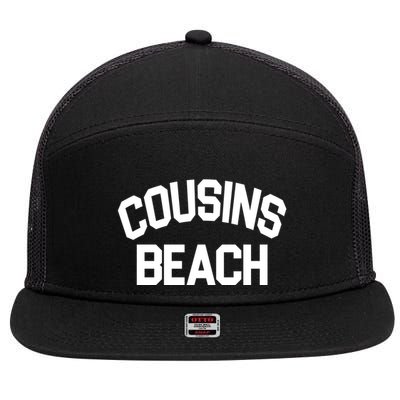 Cousins Beach Vacation Crew 7 Panel Mesh Trucker Snapback Hat