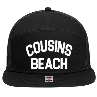 Cousins Beach Vacation Crew 7 Panel Mesh Trucker Snapback Hat