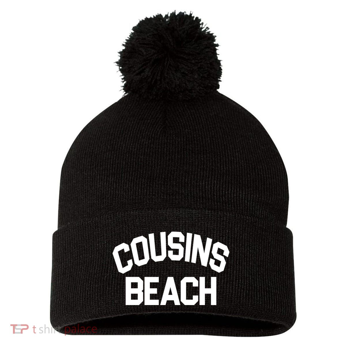 Cousins Beach Vacation Crew Pom Pom 12in Knit Beanie