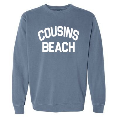 Cousins Beach Vacation Crew Garment-Dyed Sweatshirt