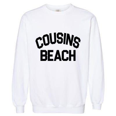 Cousins Beach Vacation Crew Garment-Dyed Sweatshirt