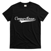 Cooperstown Baseball Vintage Retro Font T-Shirt