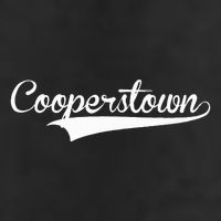 Cooperstown Baseball Vintage Retro Font Golf Towel