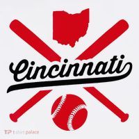 Cincinnati Baseball Vintage Ohio Pride Red Love City Tank Top