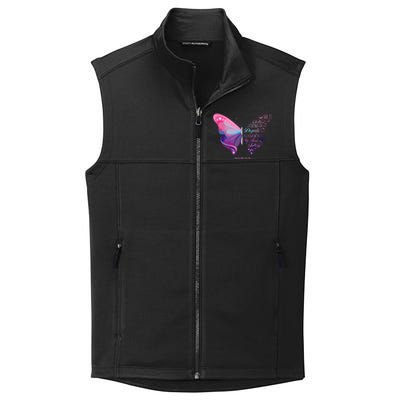 Christian Bible Verse Proverbs 3125 Butterfly Gift Collective Smooth Fleece Vest