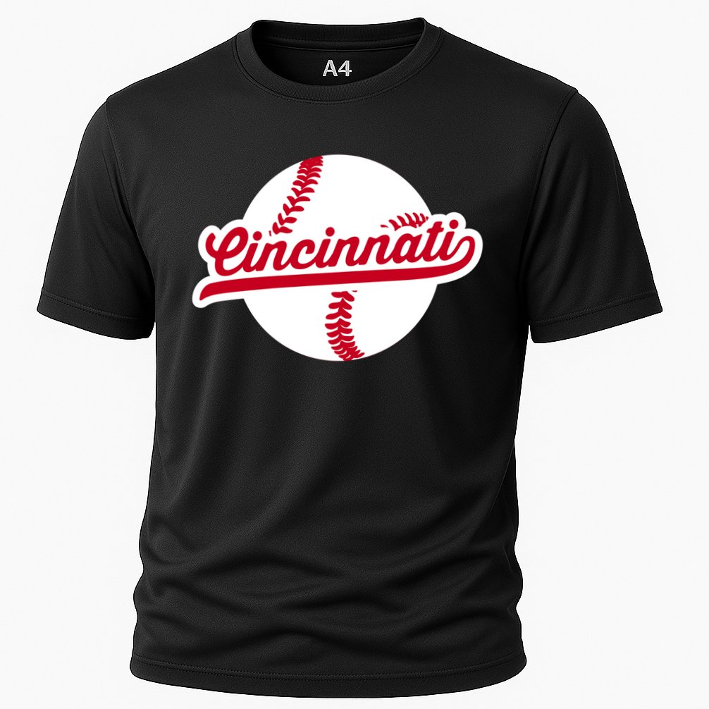 Cincinnati Baseball Vintage Ohio Pride Love City Red Gift Performance Shirt