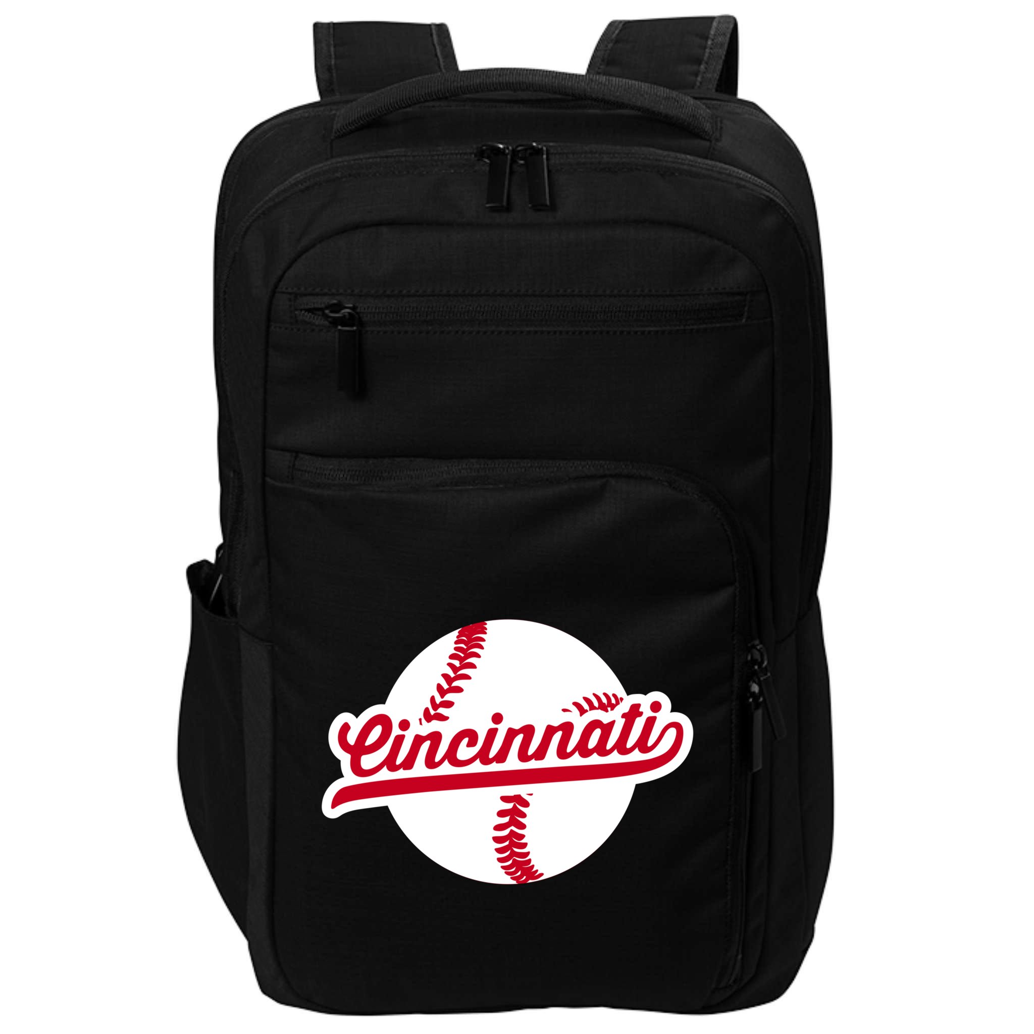 Cincinnati Baseball Vintage Ohio Pride Love City Red Gift Impact Tech Backpack
