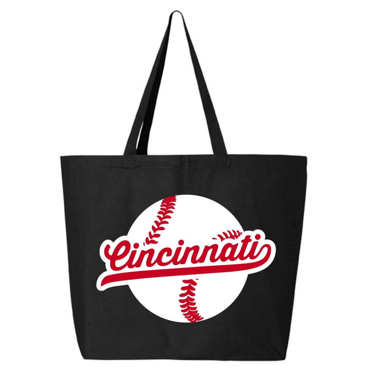 Cincinnati Baseball Vintage Ohio Pride Love City Red Gift 25L Jumbo Tote