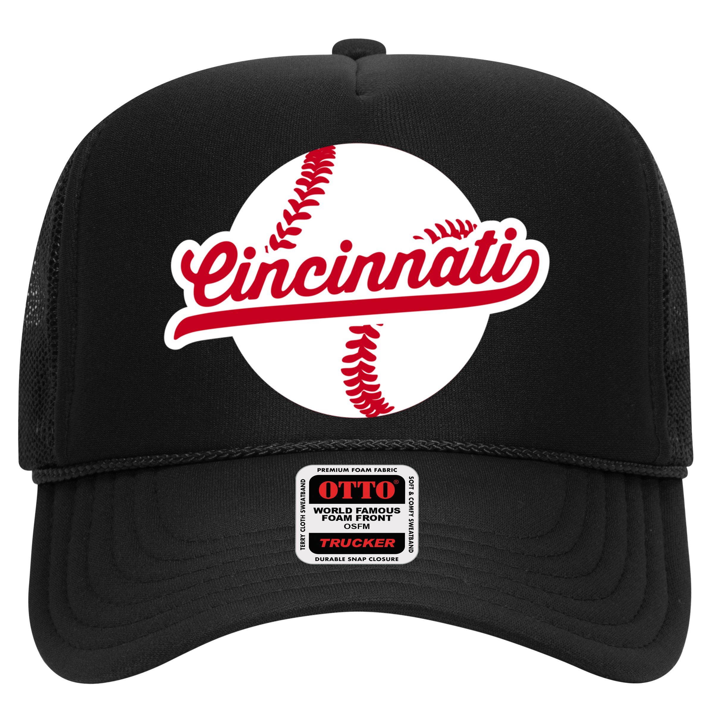 Cincinnati Baseball Vintage Ohio Pride Love City Red Gift Hat