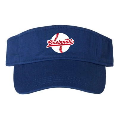 Cincinnati Baseball Vintage Ohio Pride Love City Red Gift Visor
