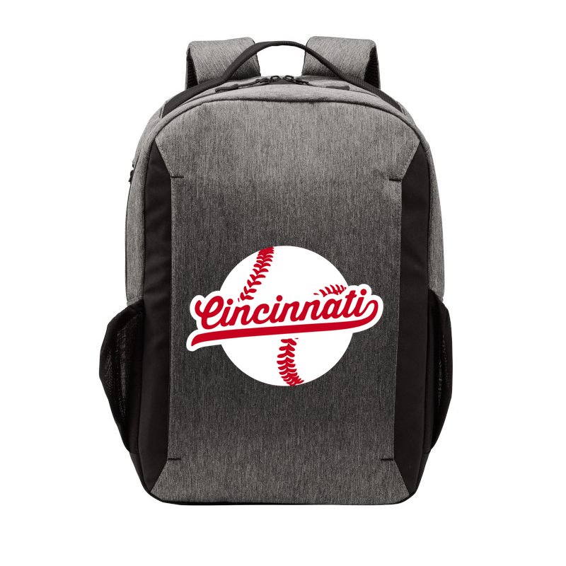 Cincinnati Baseball Vintage Ohio Pride Love City Red Gift Vector Backpack