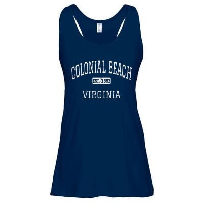 Colonial Beach Virginia VA Vintage Ladies Essential Flowy Tank