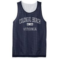 Colonial Beach Virginia VA Vintage Mesh Reversible Basketball Jersey Tank