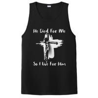 Christian Bible Verse Jesus Died For Me PosiCharge Competitor Tank