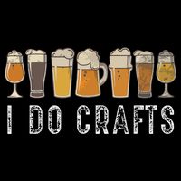 Craft Beer Vintage I Do Crafts Home Brew Art Doggie Tank