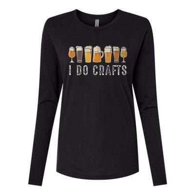 Craft Beer Vintage I Do Crafts Home Brew Art Womens Cotton Relaxed Long Sleeve T-Shirt