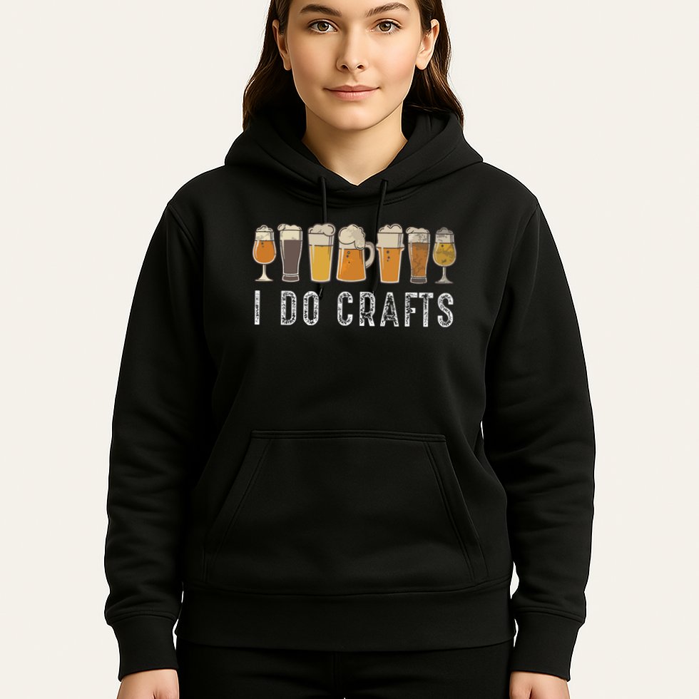 Craft Beer Vintage I Do Crafts Home Brew Art Hoodie
