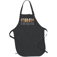 Craft Beer Vintage I Do Crafts Home Brew Art Full-Length Apron With Pockets