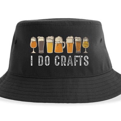 Craft Beer Vintage I Do Crafts Home Brew Art Sustainable Bucket Hat