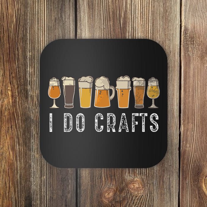 Craft Beer Vintage I Do Crafts Home Brew Art Coaster