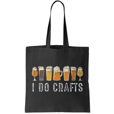 Craft Beer Vintage I Do Crafts Home Brew Art Tote Bag