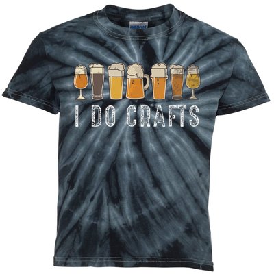 Craft Beer Vintage I Do Crafts Home Brew Art Kids Tie-Dye T-Shirt