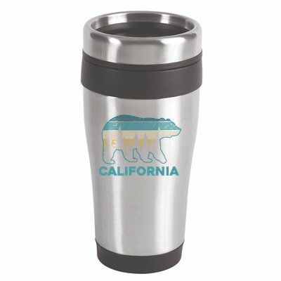 California Bear Vintage Retro Nature Hiking Souvenir Gift 16oz Travel Tumbler