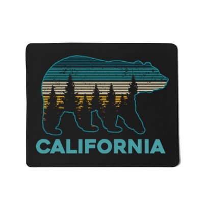 California Bear Vintage Retro Nature Hiking Souvenir Gift Mousepad