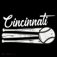 Cincinnati Baseball Vintage Distressed Met At Gameday Tank Top