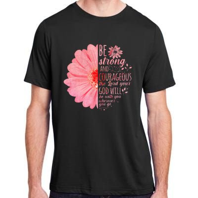 Christian Bible Verse Joshua 19 Flower Adult ChromaSoft Performance T-Shirt