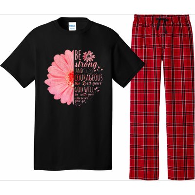 Christian Bible Verse Joshua 19 Flower Pajama Set