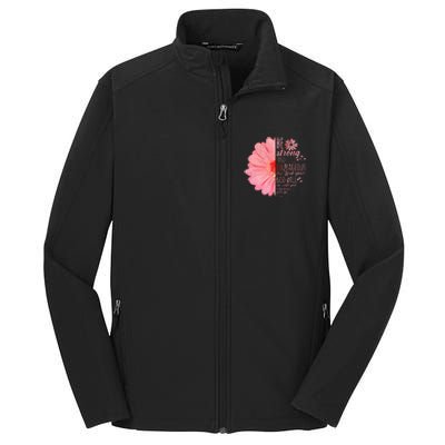 Christian Bible Verse Joshua 19 Flower Core Soft Shell Jacket