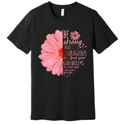 Christian Bible Verse Joshua 19 Flower Premium T-Shirt