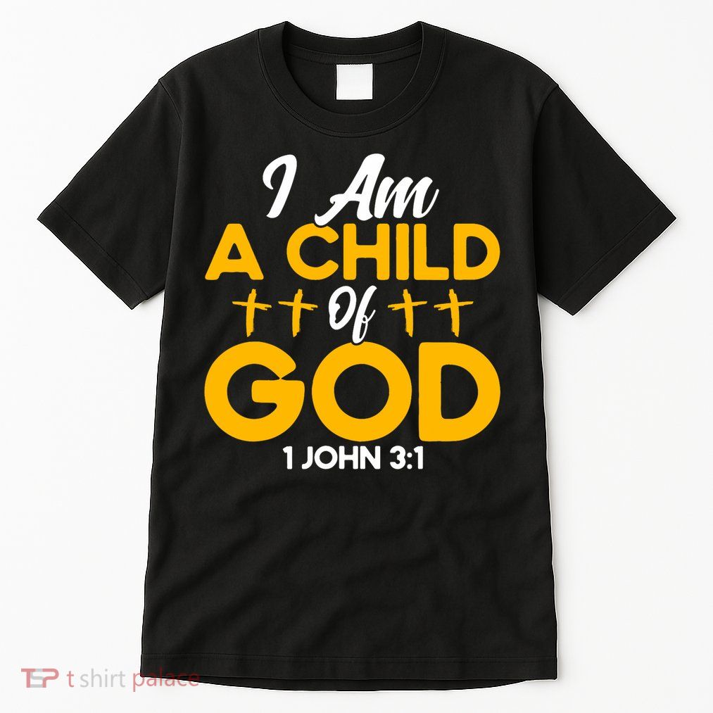 Christian Bible Verse John 31 Child Of God Cross Tall T-Shirt