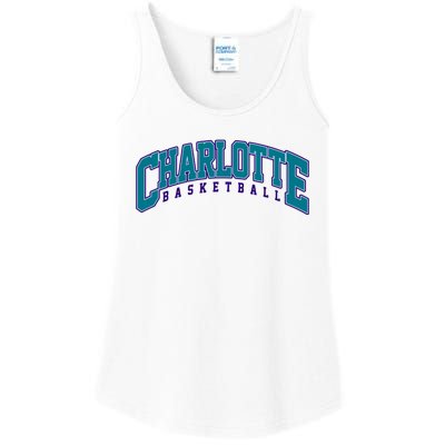 Charlotte Basketball Varsity Ladies Essential Tank