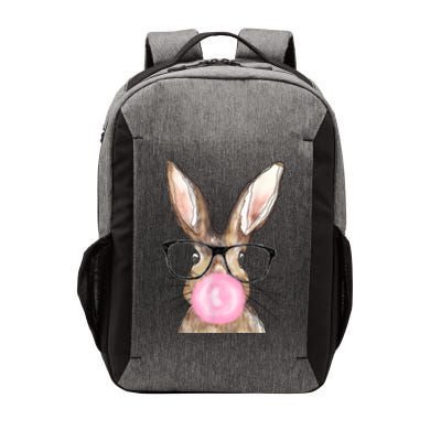 Cute Bunny With Glasses Bubblegum Easter Day Vector Backpack