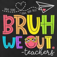 Cute Bruh We Out Teachers Last Day End Of School Year Adult Drive Performance Visor