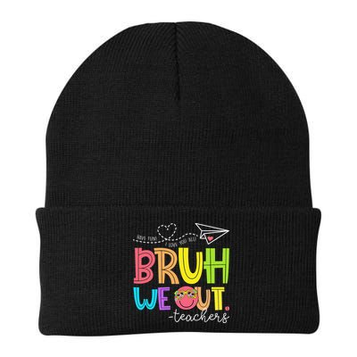 Cute Bruh We Out Teachers Last Day End Of School Year Beanie
