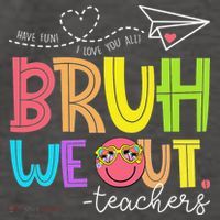Cute Bruh We Out Teachers Last Day End Of School Year Vector Backpack