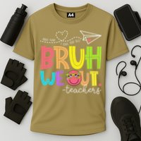 Cute Bruh We Out Teachers Last Day End Of School Year Cooling Performance Crew T-Shirt