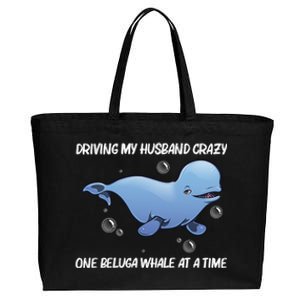 Cool Beluga Whale Mom Orca Whales Save The Ocean Gift Cotton Canvas Jumbo Tote